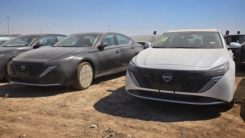 محموله بزرگ نیسان تیانا وارداتی کارنو اسپیکو به گمرک رسید | 2026 Nissan Teana